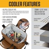 image:imageCarhartt Thick Foam Fully Insulated Cold Front Coolers Premium Ice Retention Durable Water Resistant Material WFront Zippered PocketTarmac