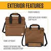 image:imageCarhartt Thick Foam Fully Insulated Cold Front Coolers Premium Ice Retention Durable Water Resistant Material WFront Zippered PocketTarmac