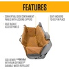 image:imageCarhartt Universal Fitted Nylon Duck Pet Hammock Black  Dog Back Seat CoverBlack