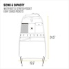 image:imageCarhartt Universal Nylon Duck Seat Organizer Gravel  Automotive Back Organization for Work and KidsBlack