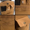 image:imageCarhartt Universal Nylon Duck Seat Organizer Gravel  Automotive Back Organization for Work and KidsGravel