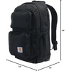 image:imageCarhartt Utility 28L DualCompartment Backpack Black  Durable Pack with 16 Laptop Sleeve and Duravax Abrasion Resistant BaseBlack