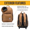 image:imageCarhartt Utility 28L DualCompartment Backpack Black  Durable Pack with 16 Laptop Sleeve and Duravax Abrasion Resistant BaseBlack