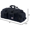 image:imageCarhartt Utility 40L Pocketed Duffel Black  HeavyDuty Gear Bag for Jobsite Gym amp Travel Duffel BagDuffel Bag Black
