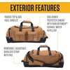 image:imageCarhartt Utility 40L Pocketed Duffel Black  HeavyDuty Gear Bag for Jobsite Gym amp Travel Duffel BagDuffel Bag Carhartt Brown