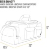 image:imageCarhartt Utility 40L Pocketed Duffel Black  HeavyDuty Gear Bag for Jobsite Gym amp Travel Duffel BagDuffel Bag Carhartt Brown