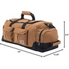 image:imageCarhartt Utility 40L Pocketed Duffel Black  HeavyDuty Gear Bag for Jobsite Gym amp Travel Duffel BagDuffel Bag Carhartt Brown