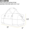 image:imageCarhartt Utility 55L Duffel Carhartt Brown  Classic Duffels HeavyDuty Bag for Jobsite Gym amp TravelBlack