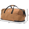 image:imageCarhartt Utility 55L Duffel Carhartt Brown  Classic Duffels HeavyDuty Bag for Jobsite Gym amp TravelCarhartt Brown