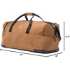 image:imageCarhartt Utility 55L Duffel Carhartt Brown  Classic Duffels HeavyDuty Bag for Jobsite Gym amp TravelCarhartt Brown