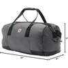 image:imageCarhartt Utility 55L Duffel Carhartt Brown  Classic Duffels HeavyDuty Bag for Jobsite Gym amp TravelGravel