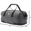 image:imageCarhartt Utility 55L Duffel Carhartt Brown  Classic Duffels HeavyDuty Bag for Jobsite Gym amp TravelGravel