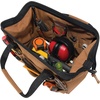 image:imageCarhartt Utility Medium Tool Bag Carhartt Brown  Onsite Durable WaterResistant Tool Storage Bag Heavyweight 14Inch 26 PocketCarhartt Brown