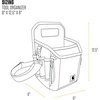 image:imageCarhartt Utility Organizer Carhartt Brown  Station Tool Organizer Durable WaterResistant StationStation Utility Organizer
