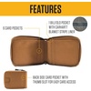 image:imageCarhartt Womens 700D Nylon Duck Zippered Wallets Bifold and Card Keeper OptionsBlack Bifold