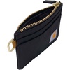 image:imageCarhartt Womens 700D Nylon Duck Zippered Wallets Bifold and Card Keeper OptionsBlack Card Keeper