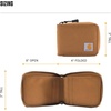 image:imageCarhartt Womens 700D Nylon Duck Zippered Wallets Bifold and Card Keeper OptionsPort Bifold