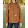 image:imageCarhartt Womens FlameResistant Full Swing Quick Duck SherpaLined JacketCarhartt Brown