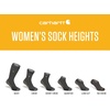 image:imageCarhartt Womens Force Midweight Crew Sock 2 PackHeather Grey