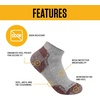 image:imageCarhartt Womens SL2623W Midweight Cotton Blend Low Cut Sock 3 PackBlack