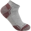 image:imageCarhartt Womens SL2623W Midweight Cotton Blend Low Cut Sock 3 PackGrey