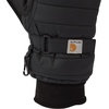 image:imageCarhartt Womens Waterproof Insulated Quilted Knit Cuff MittenBlack