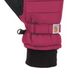 image:imageCarhartt Womens Waterproof Insulated Quilted Knit Cuff MittenCrabapple