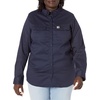 image:imageCarhartt Womens Womens FlameResistant Rugged Flex Twill ShirtDark Navy