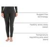 image:imageCarhartt womens Base Force Heavyweight Polyesterwool Base Layer BottomBlack Heather