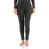 image:imageCarhartt womens Base Force Heavyweight Polyesterwool Base Layer BottomDeep Black Heather