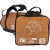 image:imageCarhartt Classic Round Duffel with Utility Pouch HeavyDuty WaterResistant Packable Gear Bag for Jobsite Gym and TravelCarhartt Brown