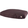 image:imageCarhartt Firm Duck SherpaTopped Dog Bed Carhartt Brown M  Durable Canvas Pet Bed Water Resistant Sherpa Top MediumDeep Wine
