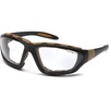 image:imageCarhartt Gear CHB418DTP Carthage Sandstone Bronze AntiFog Lens  One Size Fits All  BlackTanClear Antifog Lens