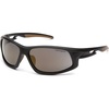 image:imageCarhartt Ironside Safety Glasses Retail Clamshell Packaging BlackTan Frame Sandstone Bronze AntiFog LensBlack  Tan