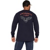 image:imageCarhartt Mens 106800 Flame Resistant Force Loose Fit LongSleeve Lightweight EDark Navy