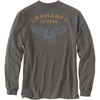 image:imageCarhartt Mens 106800 Flame Resistant Force Loose Fit LongSleeve Lightweight EMud Gray