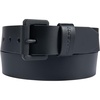 image:imageCarhartt Mens Casual Top Grain Bridle Leather Belts WAntique Nickel and Knurled Roller BuckleBlackBlack Buckle