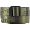 image:imageCarhartt Mens Durable Nylon Webbing Belts Wa Slim Profile DesignLadder Lock Army Green