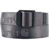 image:imageCarhartt Mens Durable Nylon Webbing Belts Wa Slim Profile DesignLadder Lock Gravel