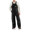 image:imageCarhartt Mens FR Duck Insulated Bib OverallBlack