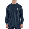 image:imageCarhartt Mens FR Force Dearborn Loose LS TShirtDark Navy