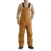 image:imageCarhartt Mens Flame Resistant Loose Fit Quick Duck Insulated Bib OverallCarhartt Brown