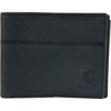 image:imageCarhartt Mens Full Grain Saddle Leather Wallets RFID Blocking Bifold Trifold and Front Pocket Options Gifts for MenBlack Bifold