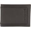 image:imageCarhartt Mens Leather Triple Stitch Wallet Durable FullGrain Leather Bifold Trifold amp Rodeo Styles Gifts for MenBlack Passcase