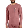image:imageCarhartt Mens MBL110 Base Force Heavyweight Base Layer CrewFired Brick Heather