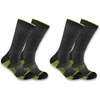 image:imageCarhartt Mens SB2072M Midweight SyntheticWool Blend Boot Sock 2PackCharcoal Heather