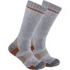 image:imageCarhartt Mens SB2072M Midweight SyntheticWool Blend Boot Sock 2PackGrey