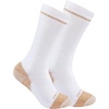 image:imageCarhartt Mens SB5552M Midweight Cotton Blend Steel Toe Boot Sock 2PackWhite