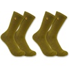 image:imageCarhartt Mens SC2252M Force Midweight Crew Sock 2PackBronze Green