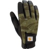 image:imageCarhartt Mens Synthetic Leather High Dexterity Touch Sensitive Secure Cuff GloveBasil Blind Fatigue Camo